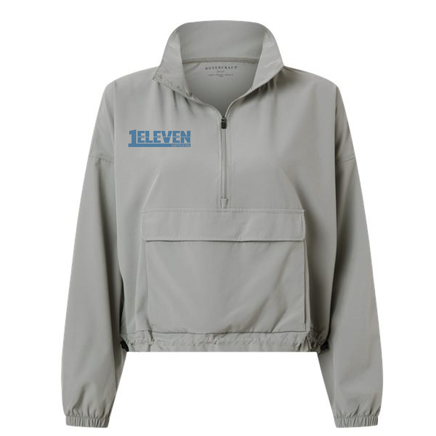 Women's Woven Quarter Zip Pullover