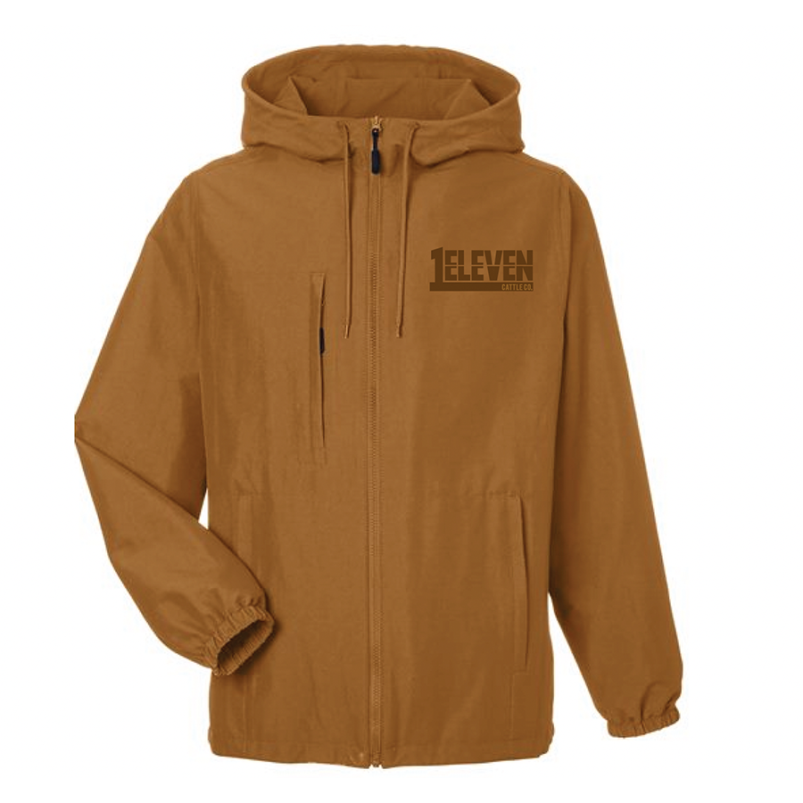 Flex-Twill Hooded Jacket