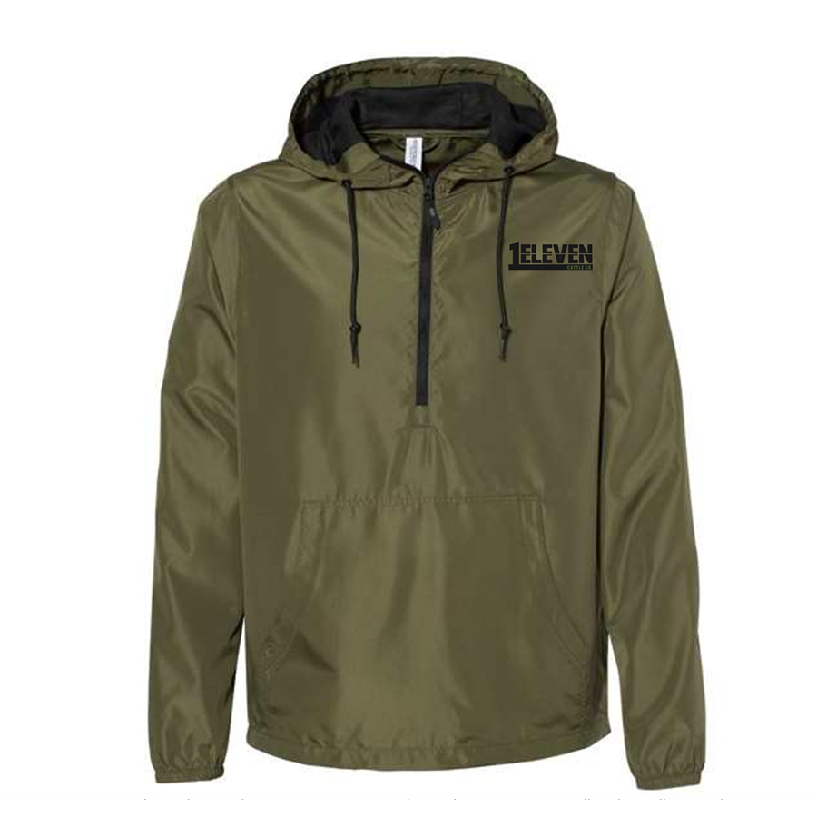 Quarter-Zip Windbreaker Jacket